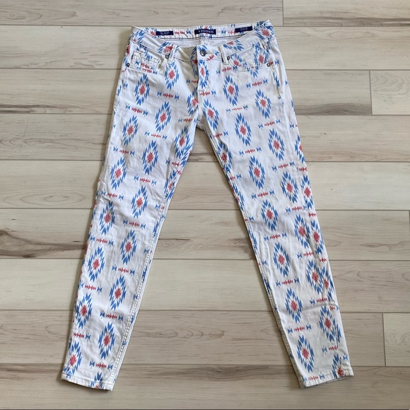 Vigoss Jagger Southwest Print Skinny Jeans SIZE:28 - Picture 1 of 9